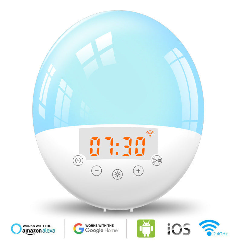 Sunrise Wake Up Light - Gentle Alarm Clock & Bedside Lamp