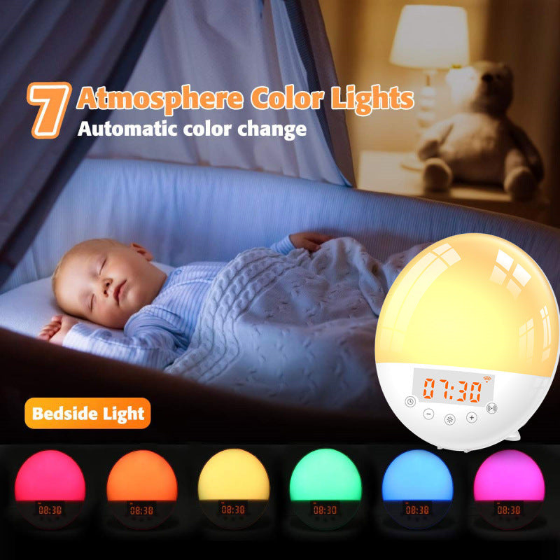 Sunrise Wake Up Light - Gentle Alarm Clock & Bedside Lamp