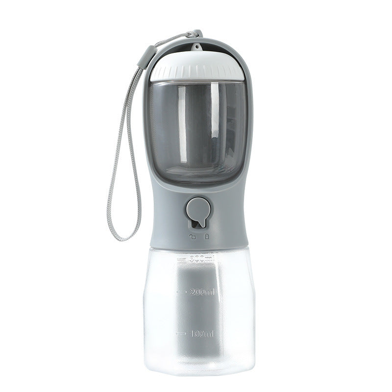 Portable Dog Water Bottle. 3-in-1 Travel Cup for Pets!
