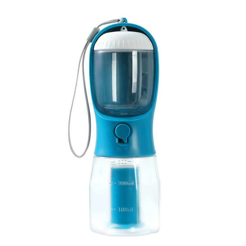 Portable Dog Water Bottle. 3-in-1 Travel Cup for Pets!