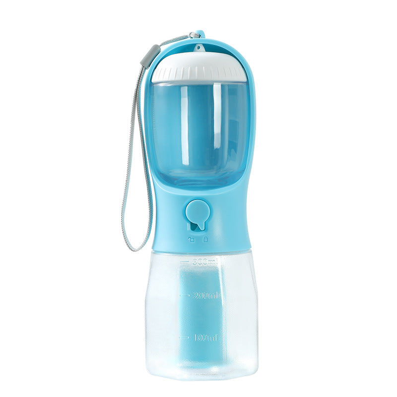Portable Dog Water Bottle. 3-in-1 Travel Cup for Pets!