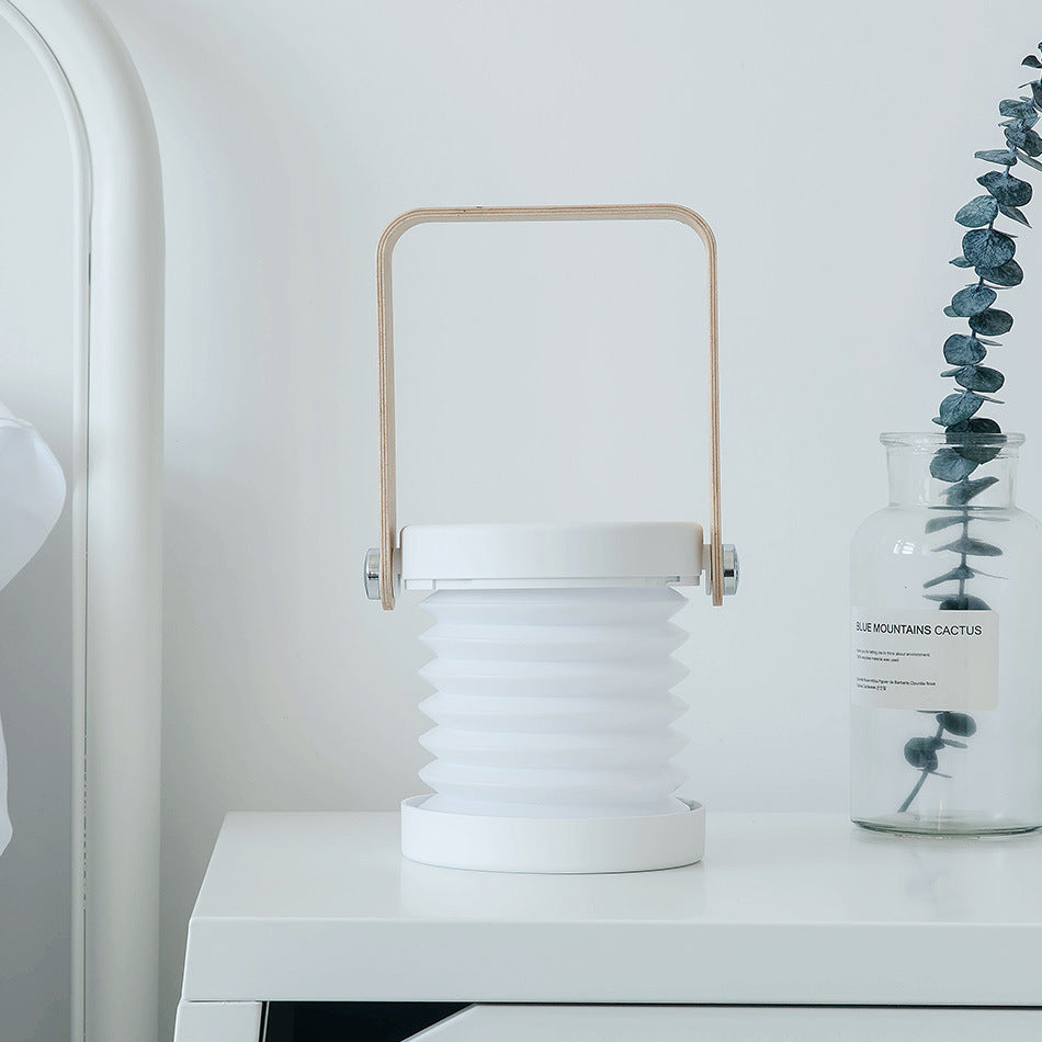 Rechargeable LED Lantern - Foldable Cozy Light for Any Room