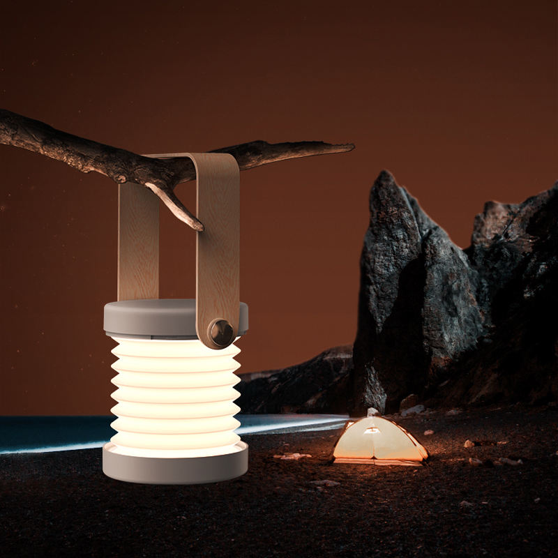 Rechargeable LED Lantern - Foldable Cozy Light for Any Room