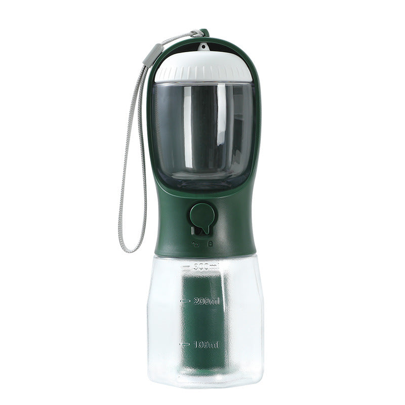Portable Dog Water Bottle. 3-in-1 Travel Cup for Pets!