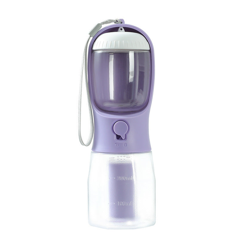 Portable Dog Water Bottle. 3-in-1 Travel Cup for Pets!