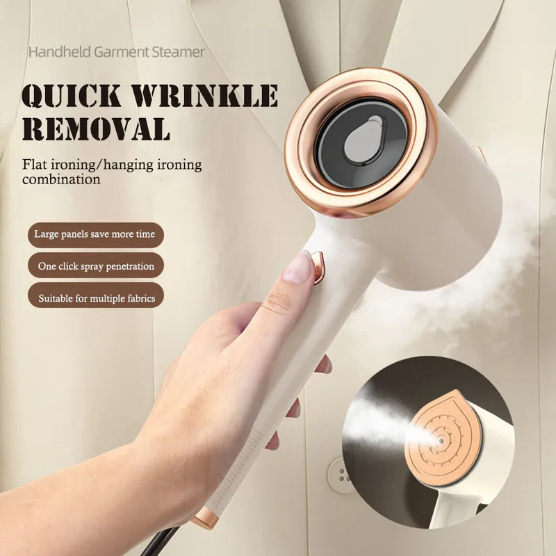 Portable Garment Steamer – Wrinkle-Free Clothes in Seconds (Travel Ready)